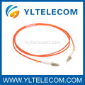 Modalità multi LC Duplex di LC fibra ottica Patch Cord per CATV / FTTH / LAN